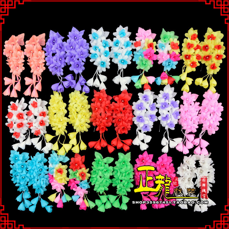 文成小姐鬓花头饰小花头花 好六朵