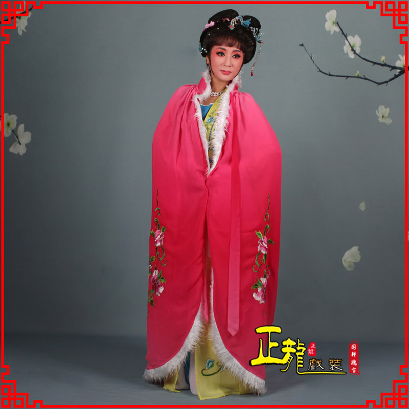 文成小花旦绣花斗篷 花旦披风