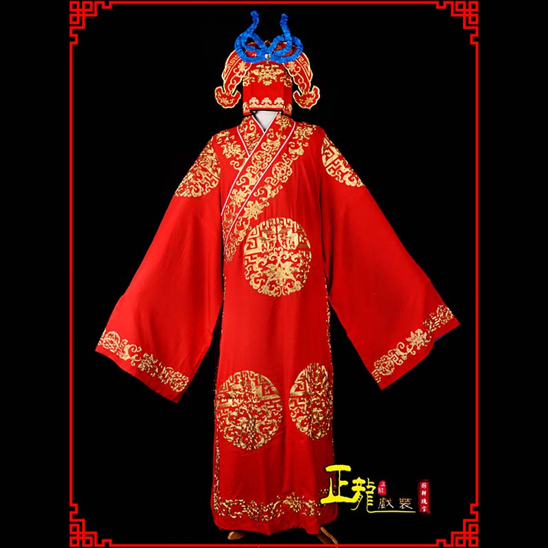 文成武生服装软绉全金武生衣